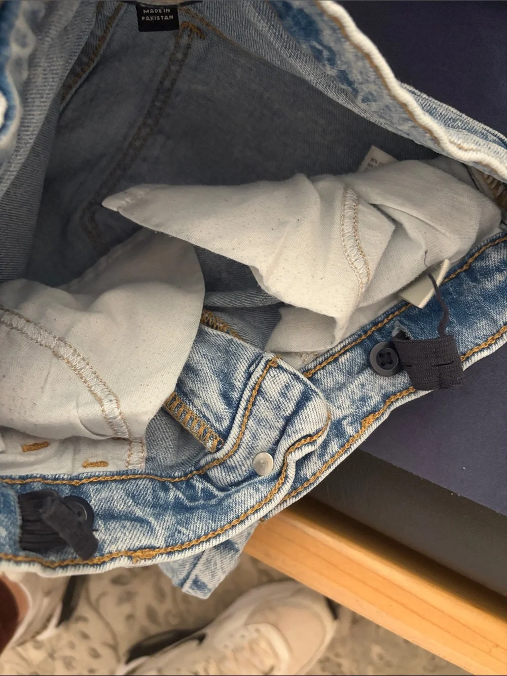 art class Light Blue Straight Leg Jeans with Distressed Knee